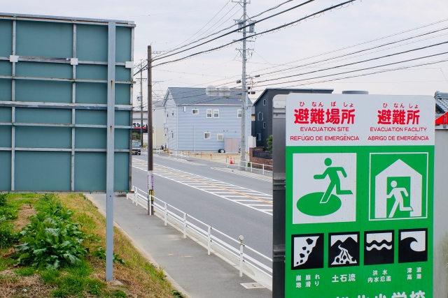 イメージ①：避難所へ
